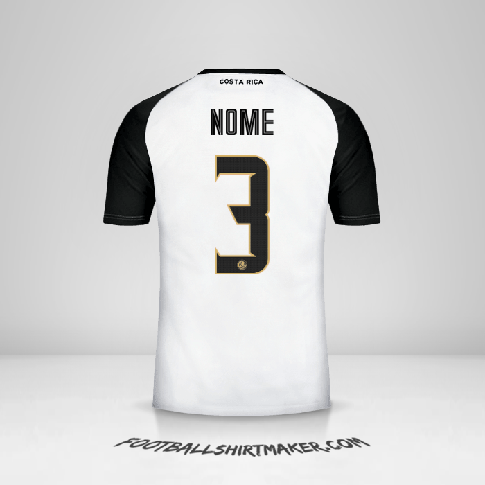 Maglia Costa Rica 2018 Seconda -  nome - 3