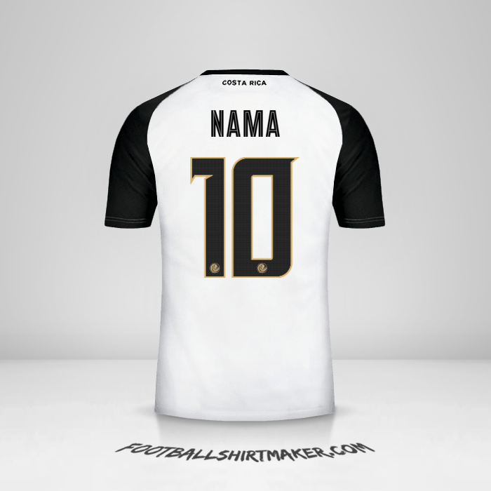 Jersey Kosta Rika 2018 Alternatif -  nama - 10