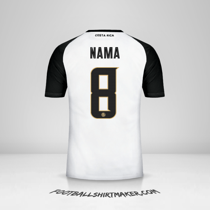 Jersey Kosta Rika 2018 Alternatif -  nama - 8