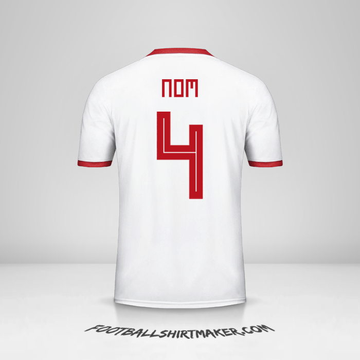 Maillot Iran 2018 -  nom - 4