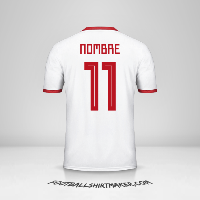 Jersey Iran 2018 -  nombre - 11