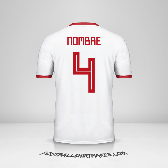 Jersey Iran 2018 -  nombre - 4