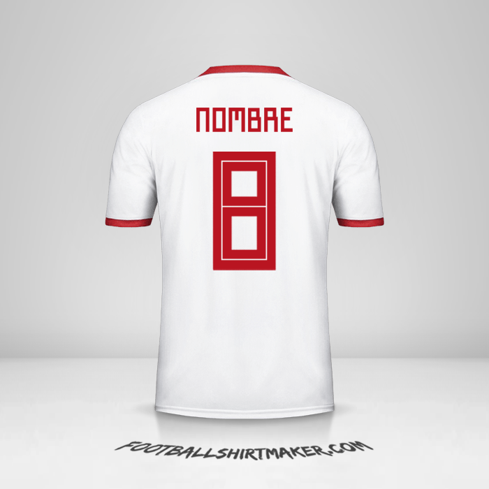 Jersey Iran 2018 -  nombre - 8