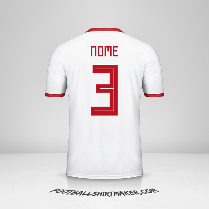 Camisa Irã 2018 -  nome - 3