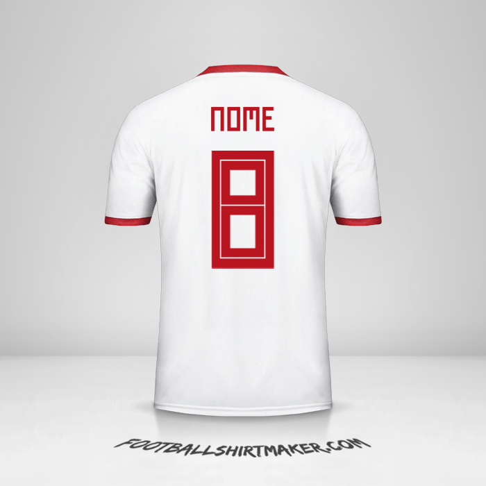 Camisa Irã 2018 -  nome - 8