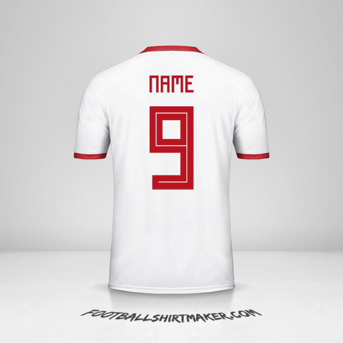 Trikot Iran 2018 -  name - 9
