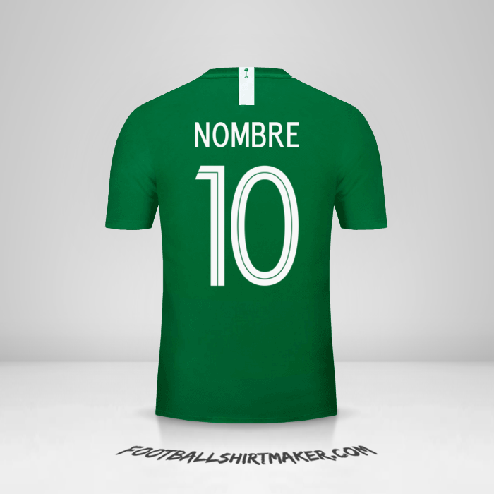Jersey Arabia Saudita 2018 Visita -  nombre - 10