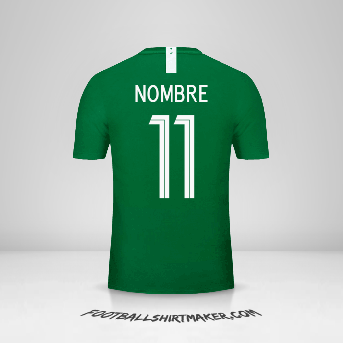 Camiseta Arabia Saudita 2018 Visita -  nombre - 11