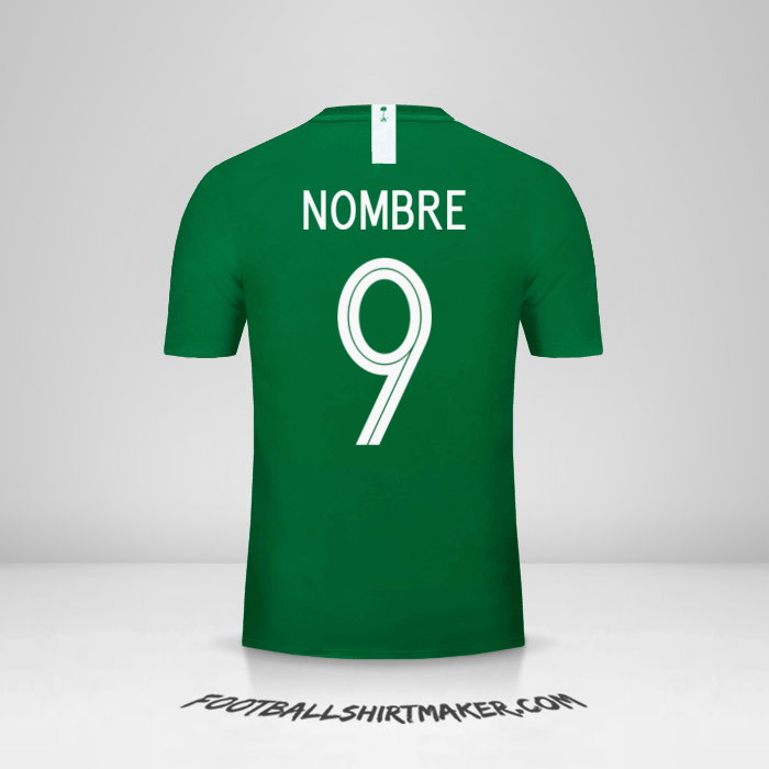 Jersey Arabia Saudita 2018 Visita -  nombre - 9