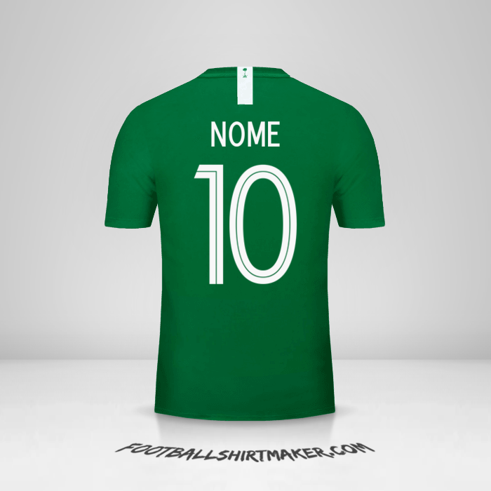 Camisola Arábia Saudita 2018 Alternativa -  nome - 10