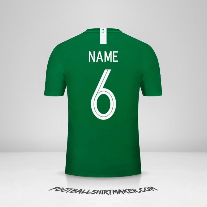 Jersey Saudi Arabia 2018 Away -  name - 6
