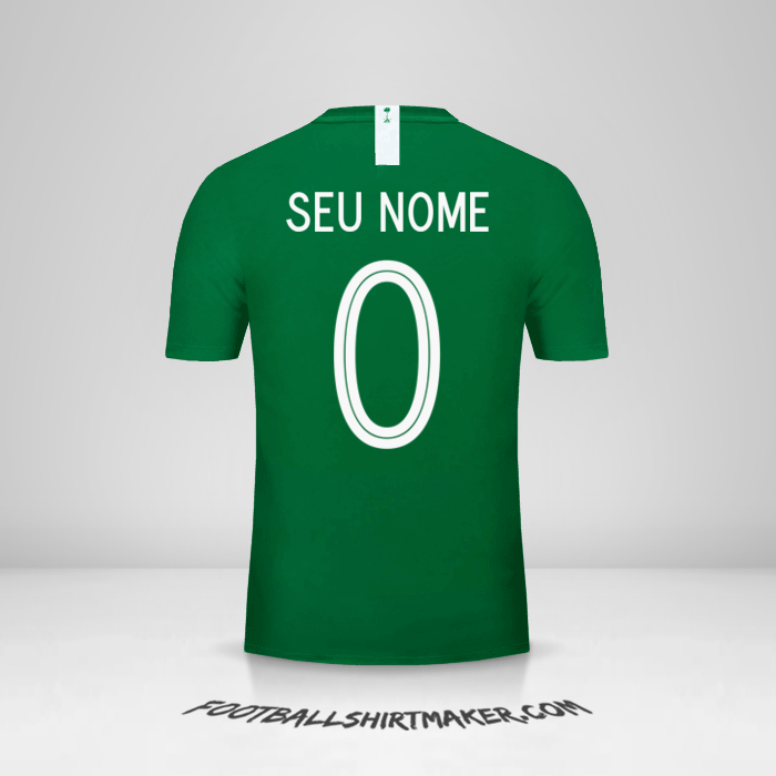 Camisa Arábia Saudita 2018 II -  seu nome - 0