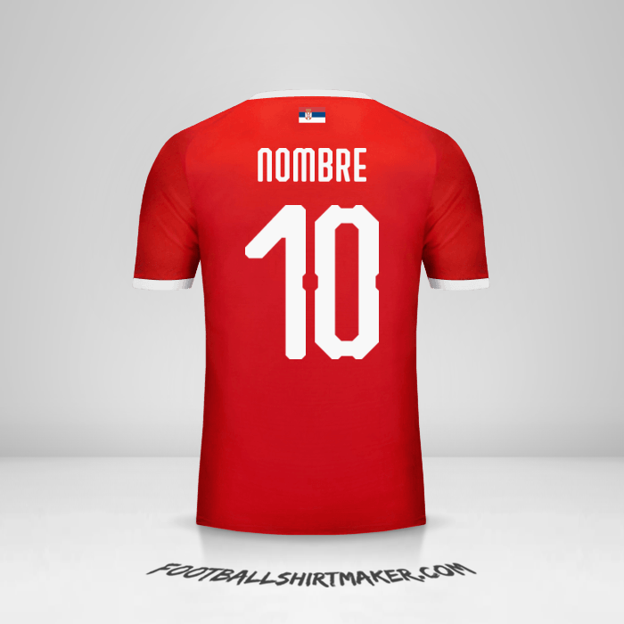 Jersey Serbia 2018 -  nombre - 10