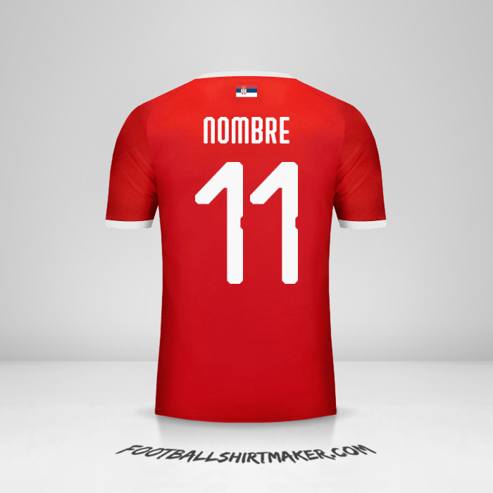 Jersey Serbia 2018 -  nombre - 11