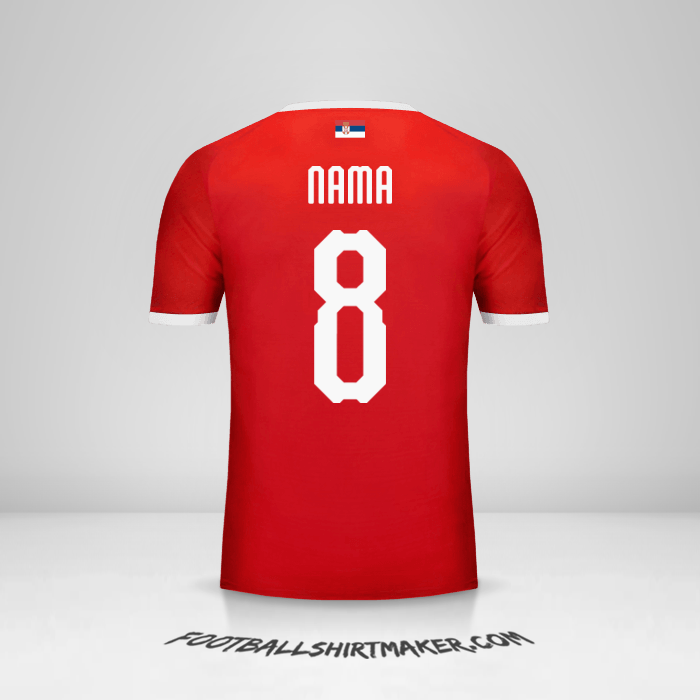 Jersey Serbia 2018 -  nama - 8
