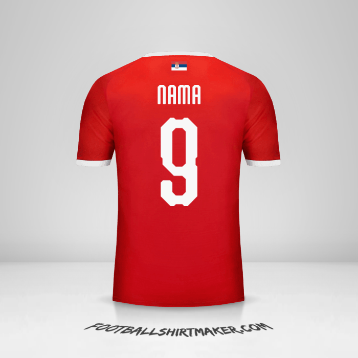 Jersey Serbia 2018 -  nama - 9