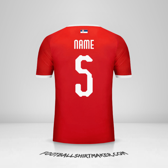 Trikot Serbien 2018 -  name - 5