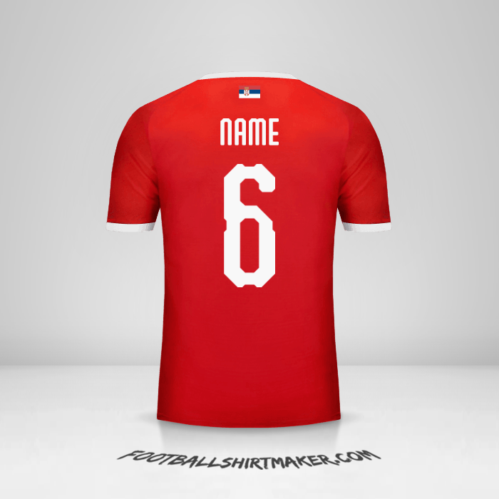 Trikot Serbien 2018 -  name - 6