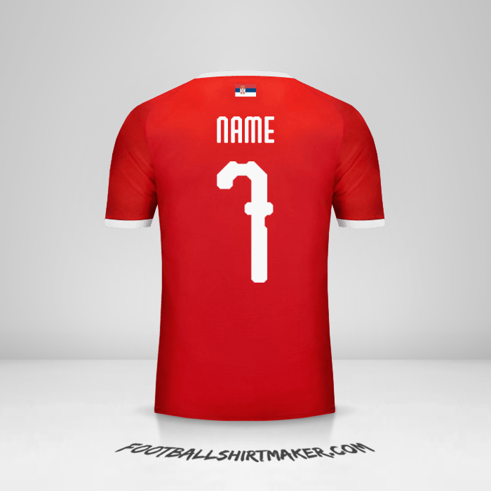 Trikot Serbien 2018 -  name - 7
