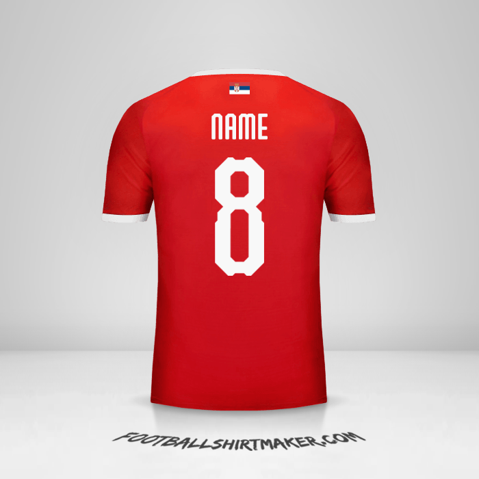 Shirt Serbia 2018 -  name - 8