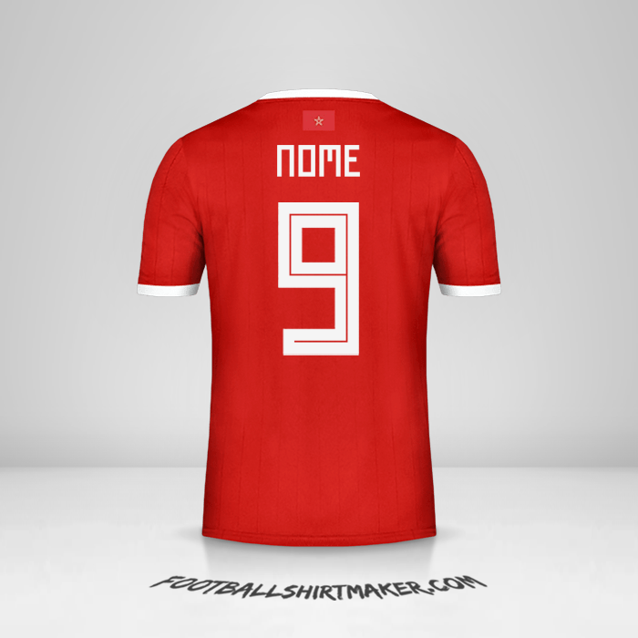 Camisola Marrocos 2018 -  nome - 9