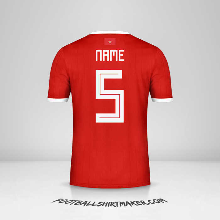 Shirt Morocco 2018 -  name - 5