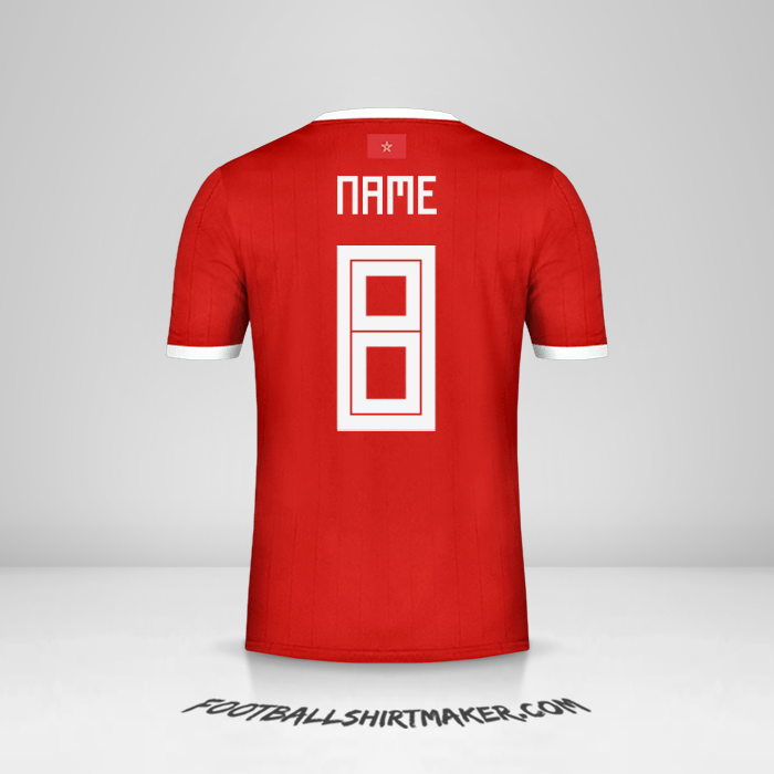 Shirt Morocco 2018 -  name - 8