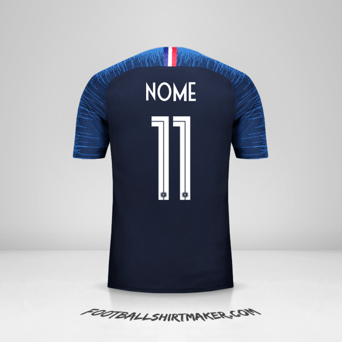 Maglia Francia 2018 -  nome - 11