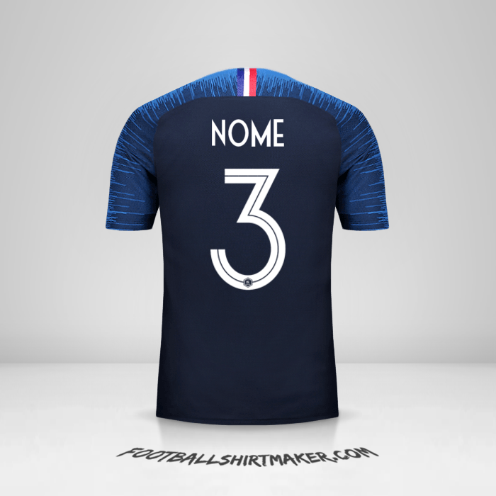 Camisa França 2018 -  nome - 3