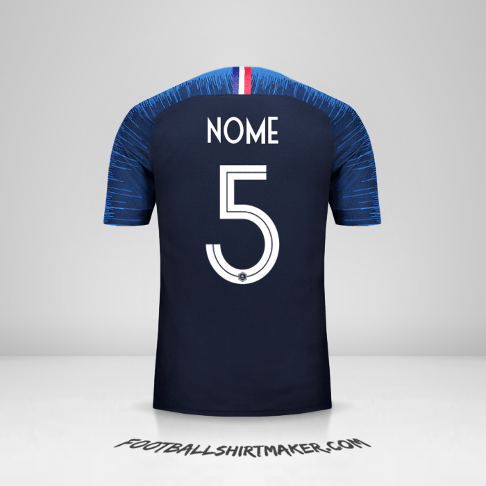 Camisa França 2018 -  nome - 5