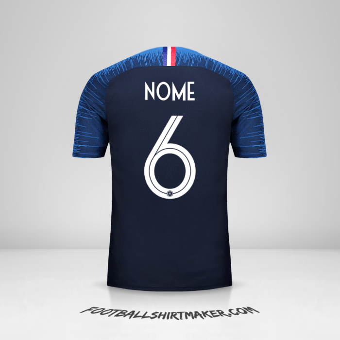 Camisola França 2018 -  nome - 6