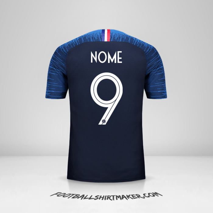 Maglia Francia 2018 -  nome - 9