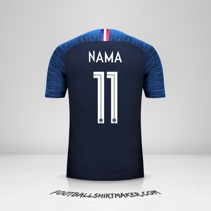 Jersey Prancis 2018 -  nama - 11
