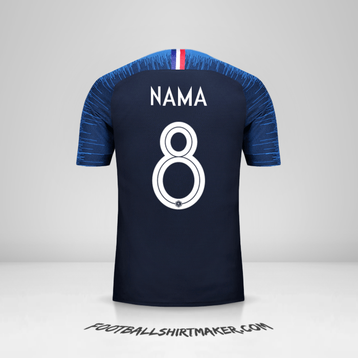 Jersey Prancis 2018 -  nama - 8
