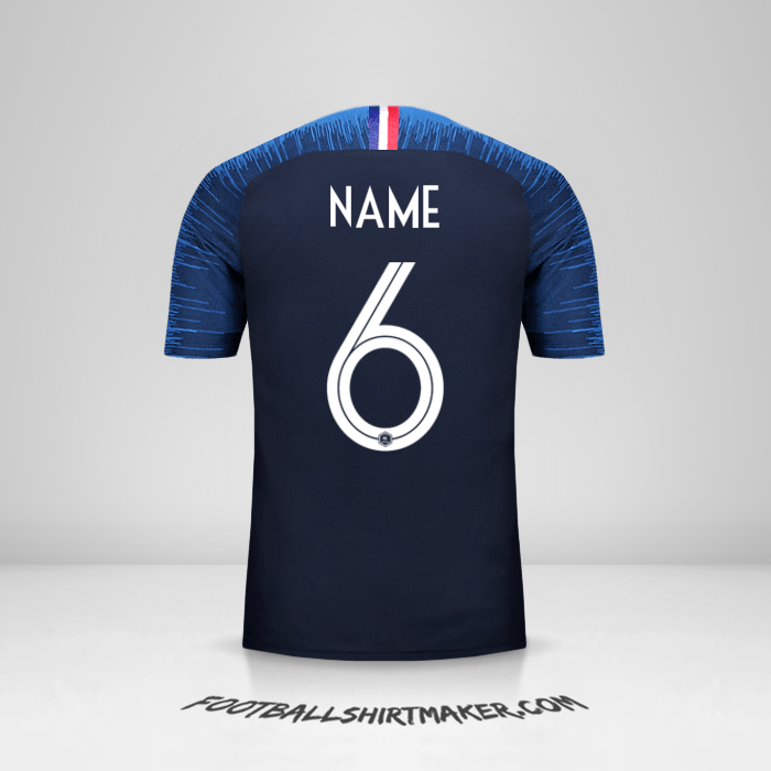 Jersey France 2018 -  name - 6