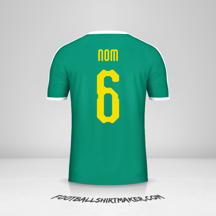 Maillot Sénégal 2018 Extérieur -  nom - 6