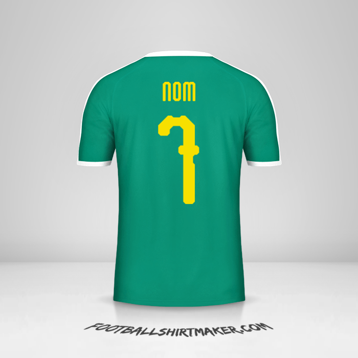 Maillot Sénégal 2018 Extérieur -  nom - 7