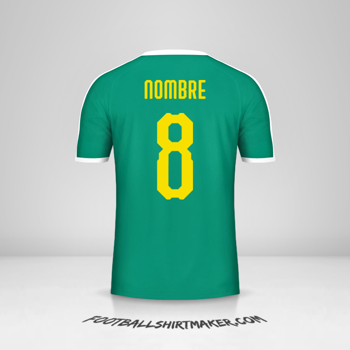 Camiseta Senegal 2018 Visita -  nombre - 8