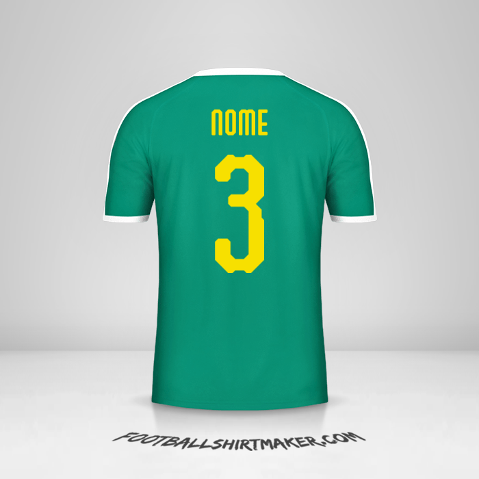 Camisa Senegal 2018 Alternativa -  nome - 3