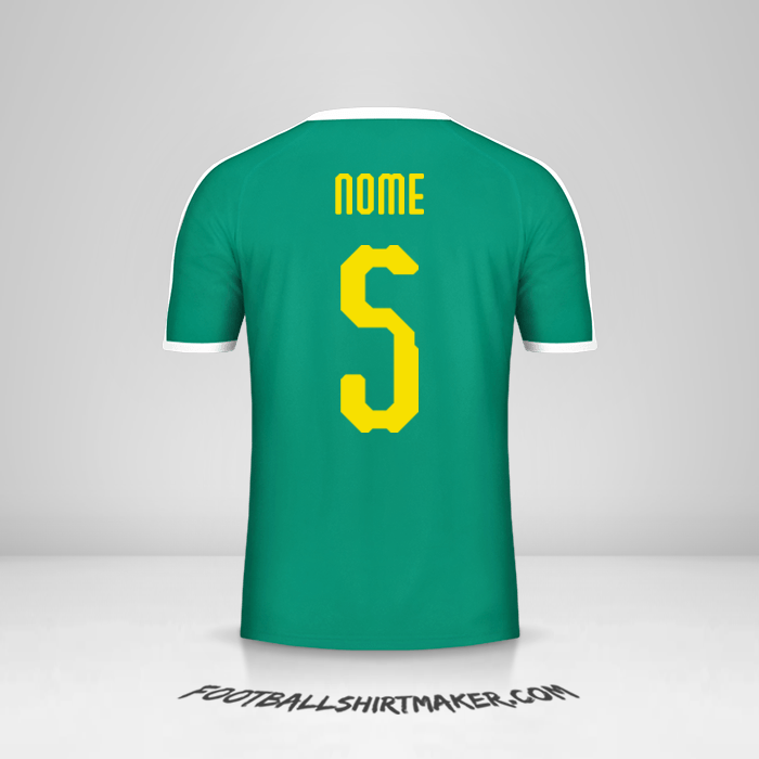 Maglia Senegal 2018 Seconda -  nome - 5
