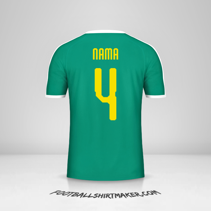 Jersey Senegal 2018 Alternatif -  nama - 4