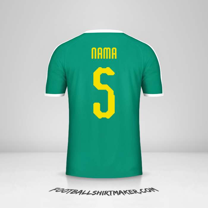 Jersey Senegal 2018 Alternatif -  nama - 5