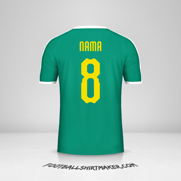 Jersey Senegal 2018 Alternatif -  nama - 8