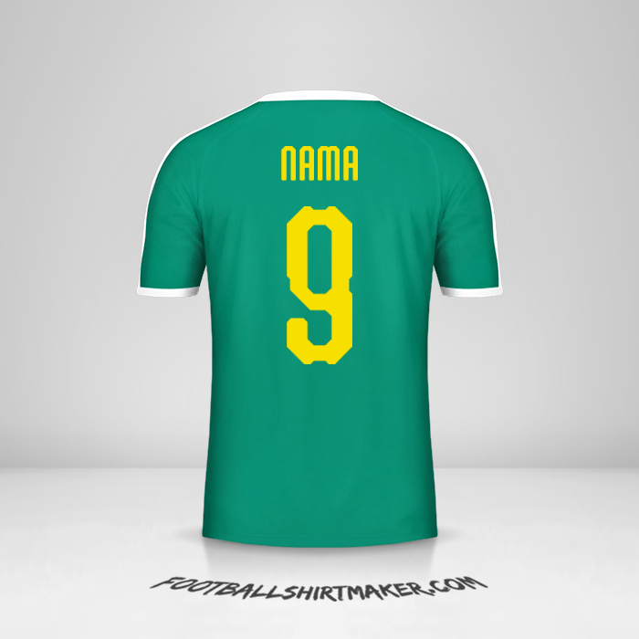Jersey Senegal 2018 Alternatif -  nama - 9