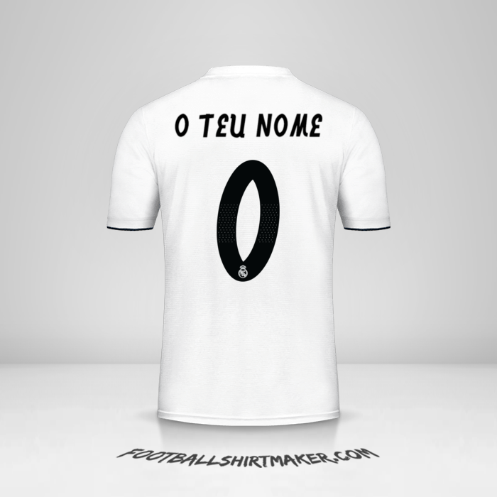 Camisola Real Madrid CF Cup 2018/19 -  o teu nome - 0