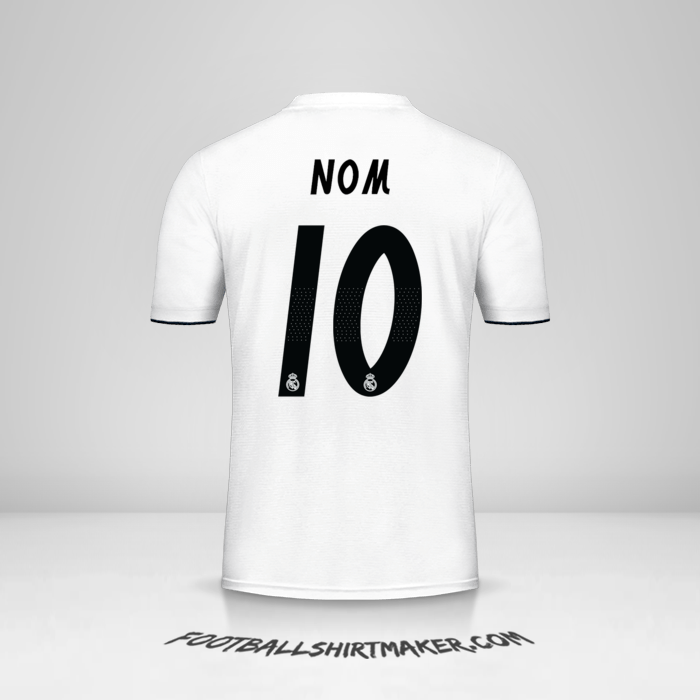 Maillot Real Madrid CF Cup 2018/19 -  nom - 10