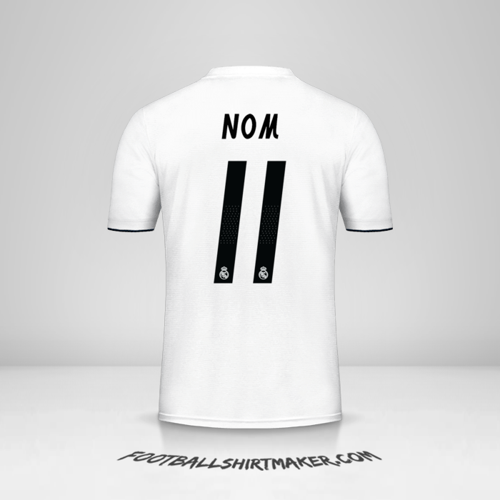 Maillot Real Madrid CF Cup 2018/19 -  nom - 11