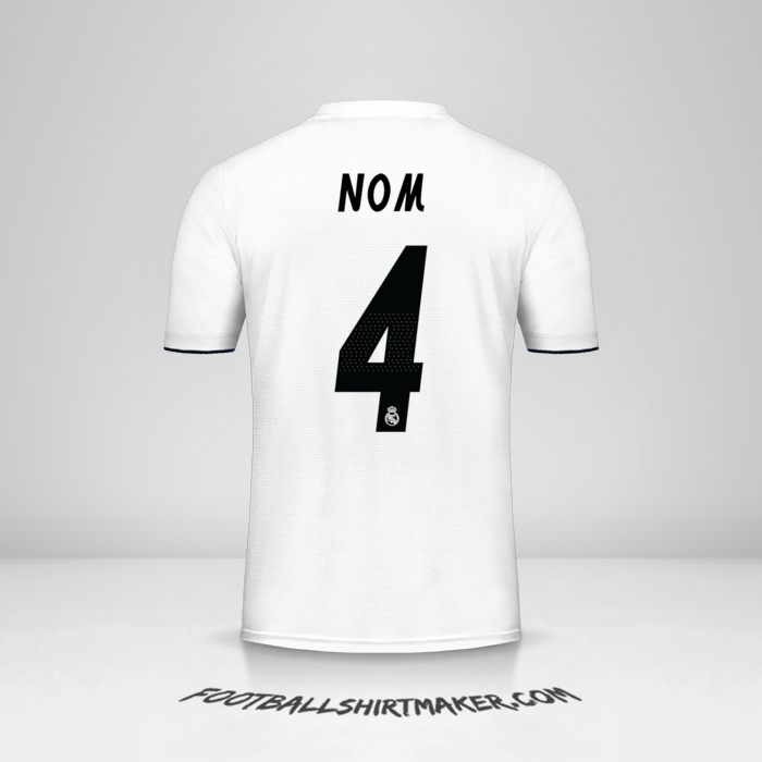 Maillot Real Madrid CF Cup 2018/19 -  nom - 4