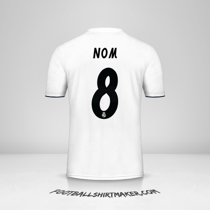Maillot Real Madrid CF Cup 2018/19 -  nom - 8