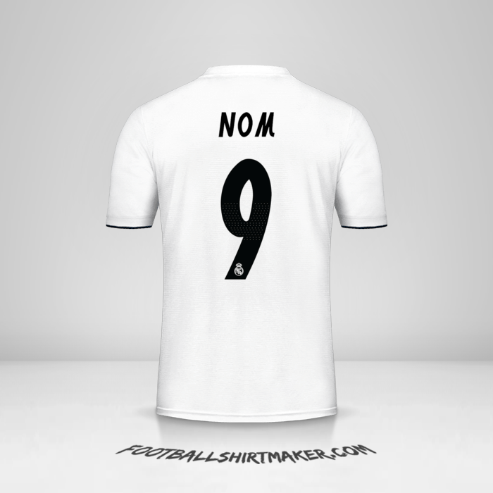 Maillot Real Madrid CF Cup 2018/19 -  nom - 9